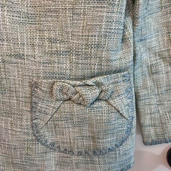 Ann Taylor no collar blazer - Picture 2 of 3